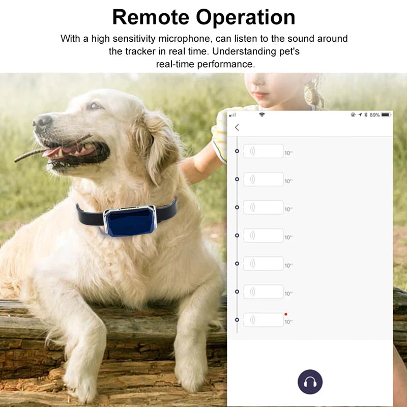 With Gps Tracker Pet Collar Waterproof Anti-Lost Dog Collar For Dogs Cats Outdoor Long Standby Footprint Tracking Locator Items