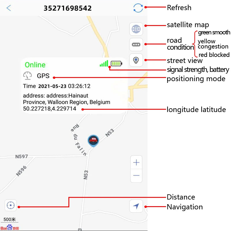 With Gps Tracker Pet Collar Waterproof Anti-Lost Dog Collar For Dogs Cats Outdoor Long Standby Footprint Tracking Locator Items
